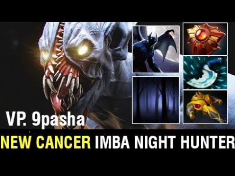 VP. 9pasha - Night Stalker Pro | Crazy Night Hunter | Dota 2 Pro Gameplay 7.22
