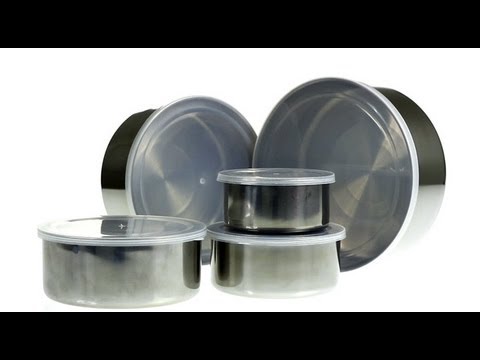 5 pcs. stainless steel food container