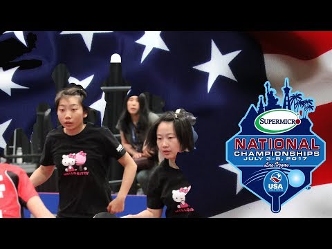 2017 SuperMicro US National Table Tennis Championships -  Women's Doubles Final Highlights