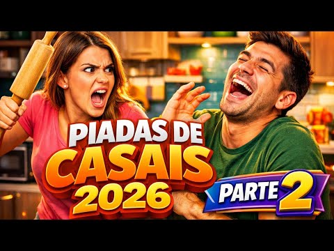 PIADAS de CASAIS 2026 😂 As Melhores PARTE 2 - Rir Até Chorar
