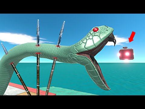 Pass the Piercing Traps and Destroy the Small Box - Animal Revolt Battle Simulator