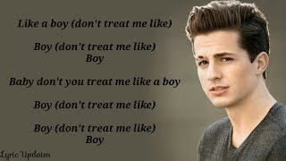 Charlie Puth - Boy [ Lyrics ]