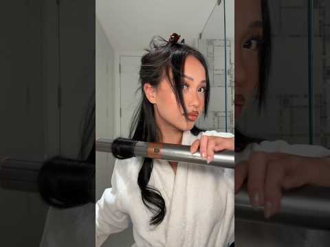 Trying Dyson Airwrap for the first time! ✨ #beauty #dysonairwrap #hair