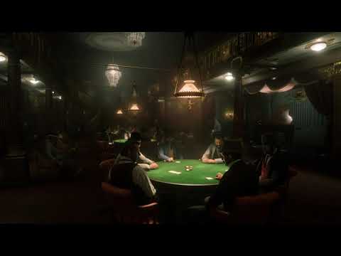 Red Dead Redemption 2 - Gambling Riverboat Ambiance (chips, piano, talking)