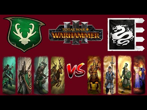 Right tools, poor execution | Wood Elves vs Cathay - Warhammer 3 Land battle