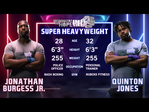 Jonathan Burgess Jr. vs.  Quinton Jones - The Beltway Brawl II
