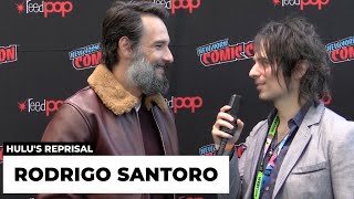 Rodrigo Santoro talks Joel Kelly in Hulu's Reprisal, 300's Xerxes (Interview) video