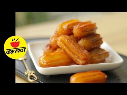Turkish Tulumba Recipe | Fried dough soaked in Sugar Syrup | TULUMBA TATLISI YAPMAK