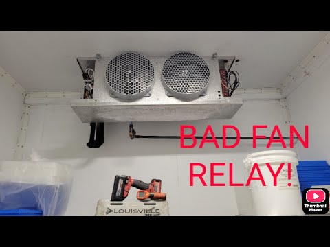 Supermarket Refrigeration - Troubleshooting Walk-in Cooler Fans Out (Bad Relay SL5709)
