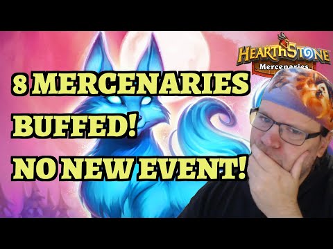 8 Mercenaries buffed but no new event! (Hearthstone Patch 24.2)
