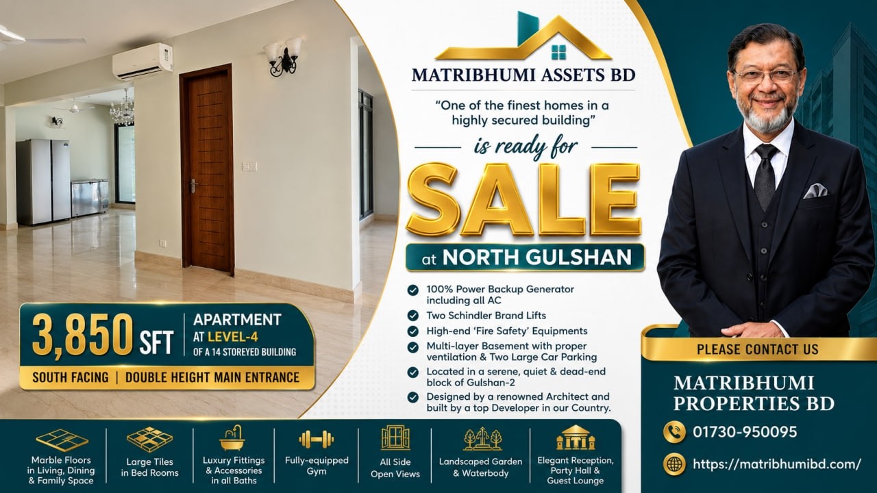 Luxury Apartment Sale In North Gulshan _ Luxury Living in the Heart of North Gulshan!