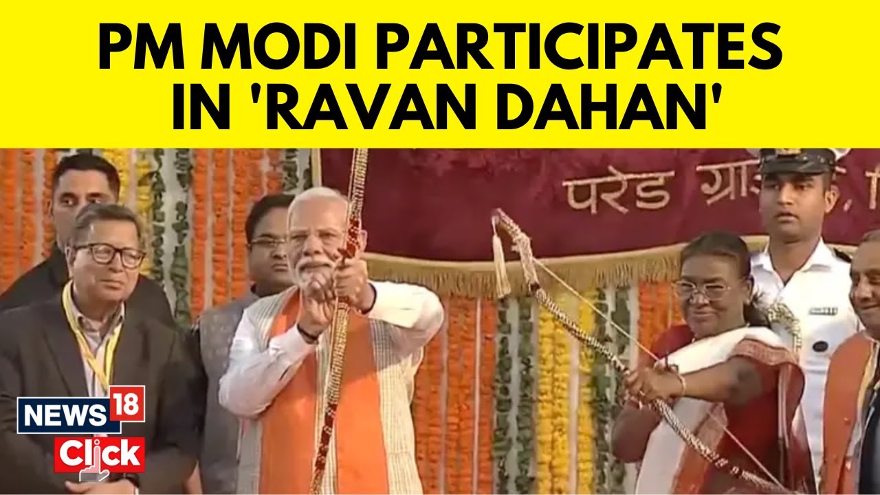President Murmu, PM Modi Participate In Ravan Dahan On Dussehra In New Delhi | English News | N18G
