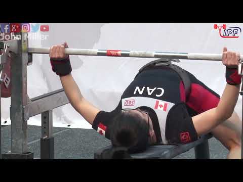 Monica Dip - 4th Place 402.5kg Total - 52kg Class 2019 Womens IPF Classic Worlds