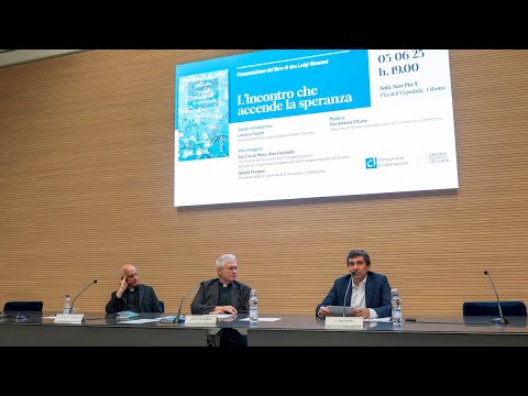 La presentazione a Roma di "L'incontro che accende la speranza" di don Giussani (05.06.2025)