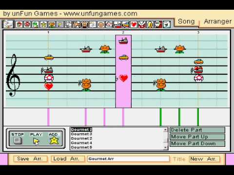 Kirby Super Star - Gourmet Race 2 on Mario Paint Composer