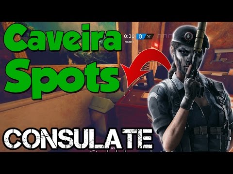 BEST CAVEIRA SPOTS! | CONSULATE! | Rainbow Six Siege