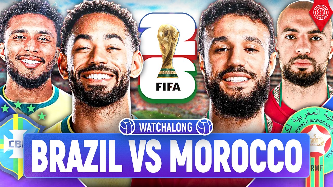 Brazil Vs Morocco | World Cup 2026 | LIVE WatchAlong