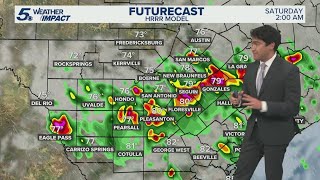Heavy rainfall brings risk of overnight flooding | KENS 5 Weather Impact Forecast