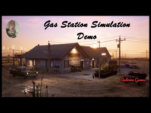 Gas Station Simulator Demo [Deutsch german Gameplay]