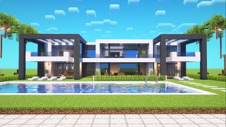 Minecraft: How to Build a Modern House Tutorial #55