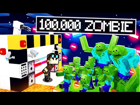 BUNKER SICURO VS 100.000 ZOMBIE SU *MINECRAFT INVASIONE*