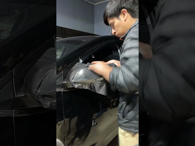 Vídeo relacionado con BLAJR Juego de 5 pegatinas de vinilo para coche, diseño de rayas de carreras, decoración para espejo retrovisor, capó, puerta, universal, para coche, SUV, camión (negro)