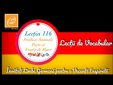 Lecția 116 - Produse Animale - Peste si Fructe de Mare - Lecții de Vocabular în Limba Germană