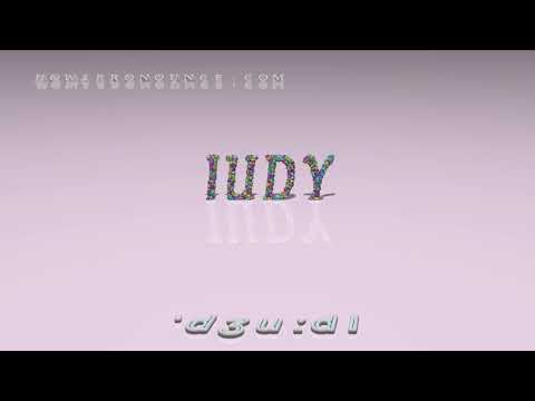 Judy - pronunciation in British English (three voices / accents)