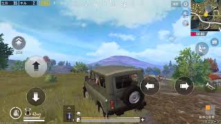PUBGモバイル　テスト撮影してみたらドン勝した☆
