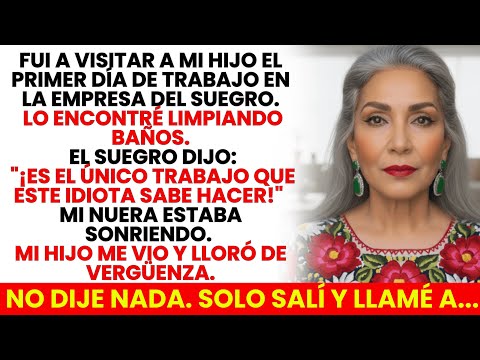 Encontré A Mi Hijo Limpiando Los Baños… El Suegro Rió: Es Todo Lo Que Él Sabe Hacer. Entonces Llamé.
