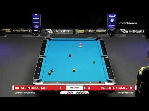 Championship League Pool Roberto Gomez did not foul - zoomed closeup