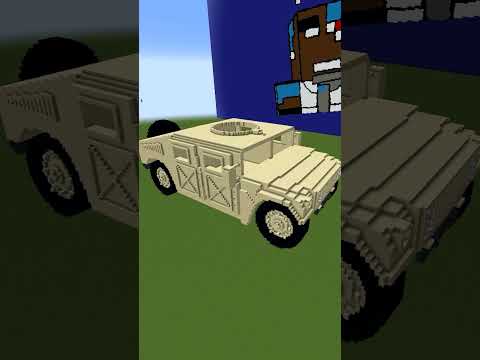 EPIC ARMY CAR HOUSE BUILD CHALLENGE - Minecraft