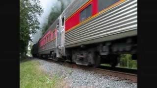 preview picture of video 'NKP 765 North of Rte 303 in Peninsula, OH on CVSR (9/17/2011)'