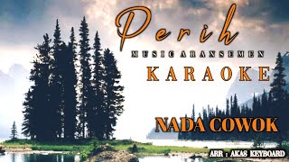 Download lagu Perih - nada cowok | karaoke ( musik aransemen ) mp3
