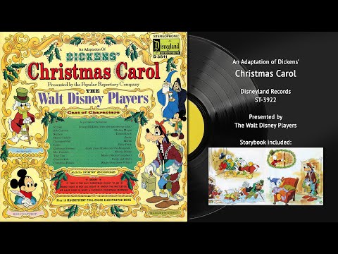 An Adaptation of Dickens' Christmas Carol - The Walt Disney Players (ST-3811) | Vintage Disney Vinyl