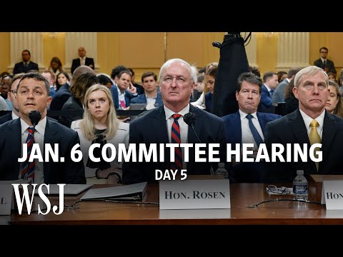 Watch Live: House Jan. 6 Committee Hearing | WSJ
