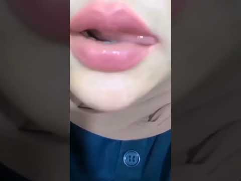 Beautiful cute saliva mouth lips close up | #cute #beautiful #closeup #desi #mouth