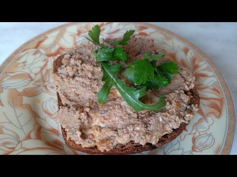 Паштет из куриной печени. Chicken liver pate