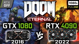 GTX 1080 vs RTX 4090 in DOOM Eternal