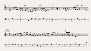 Charlie Parker - "Now's The Time"  Full Transcription (Sax,Bass,Piano)