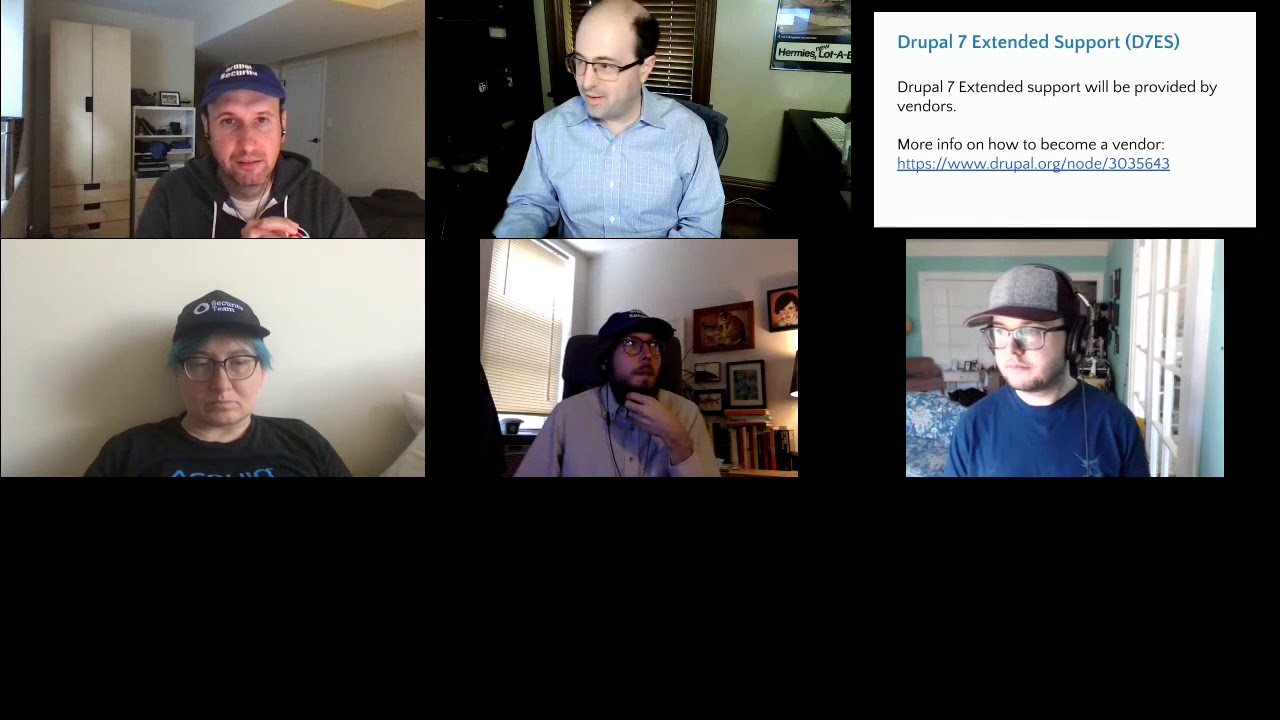 Drupal Security Team Q&A panel / DrupalCon Global 2020