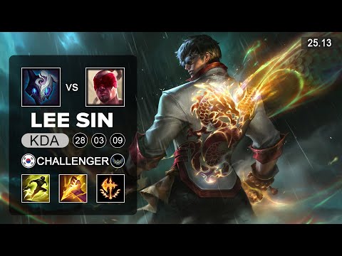 Lee Sin vs Kindred Jungle - KR Challenger - Patch 25.13 Season 15
