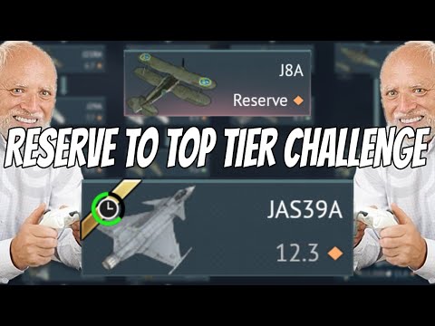 Playing the ENTIRE Swedish Fighter Line - Reserve to Top Tier
