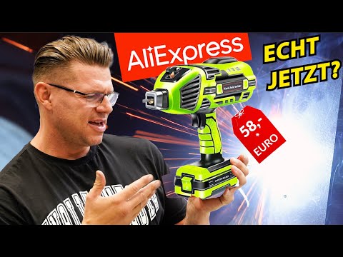 AKKUSCHRAUBER als SCHWEISSGERÄT?! | 58 € von ALIEXPRESS | CHINA TOOLS im TEST