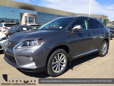 2015 Lexus RX 350 AWD - Technology Package Review - Grey on Black - Central Edmonton