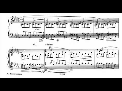 Anatoly Alexandrov - 4 Preludes Op.10