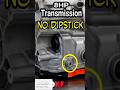 No Dipstick Means No Way To Check Fluid Do This Trans Hot And Car Running Open Cap To Look Here