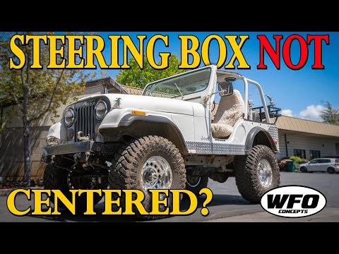 How to Center The Steering Box and Steering wheel on a Jeep CJ