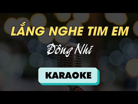 [KARAOKE] Lắng Nghe Tim Em - Đông Nhi (beat chuẩn)  | Mario Karaoke