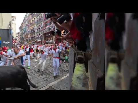 [SF 26] El cuarto encierro de los Sanfermines, 2026 en vídeo 